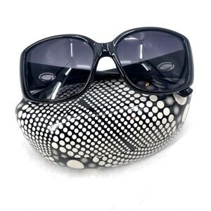 Oscar De La Renta Womens Sunglasses Mod 1191 Gradient Lens Black Frame & Case